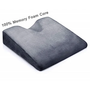 Amazon Hot Selling Wedge Car Seat Cushion for Lower Back, Tailbone, Coccyx and Hips Pain Relief