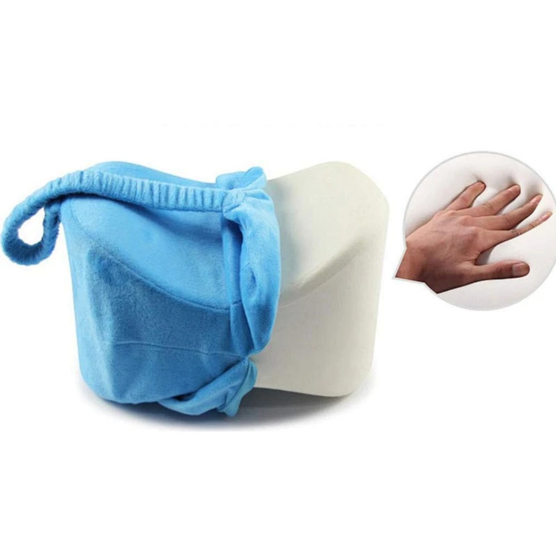 Adjustable Pain Memory Foam Leg Strap Round Sciatic Nerv Pain Relief Orthopedic Memory Foam Knee Pillow For Side Sleepers