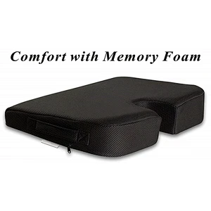 Potable Wedge Seat Cushion Or Memory Foam Wellness Orthopedic Cushion Car Seat Pillow