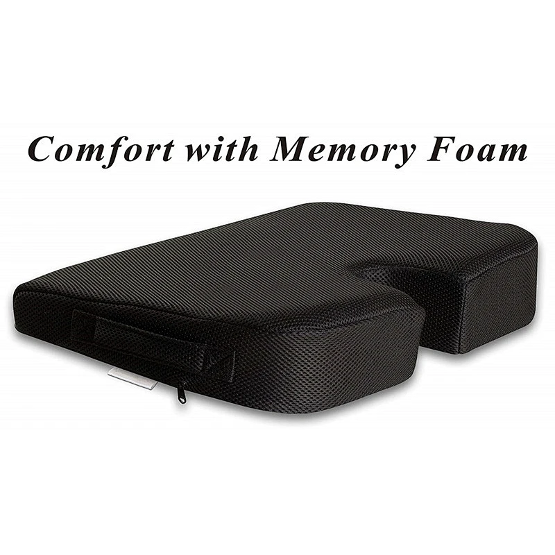Potable Wedge Seat Cushion Or Memory Foam Wellness Orthopedic Cushion Car Seat Pillow