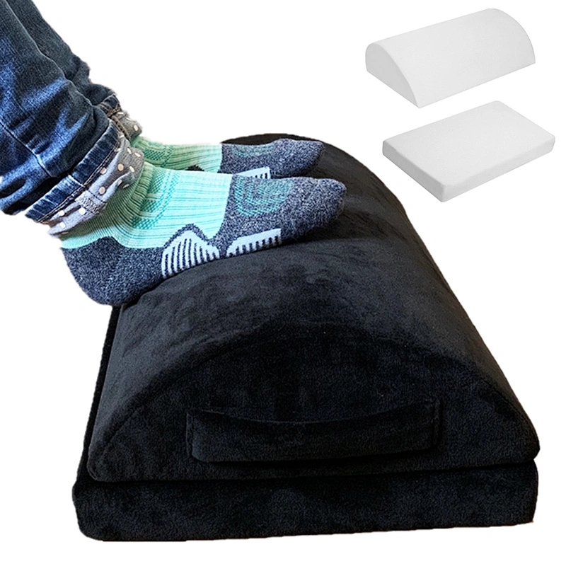 2020 Popular Adjustable Office Foot Rest Under Desk Cushion Nails Salon Chair, Memory Foam Pillow