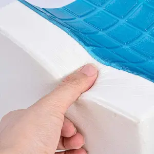 Memory Foam Knee Pillow with Cooling Gel for Back Pain Relief, Sciatica, Pregnancy Hip Pain, Leg Pain
