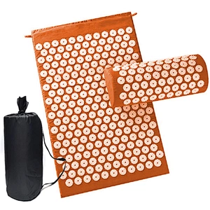 Best Accupressure Mat Yoga Pillow Masajeador De Pies Agujas Acupuntura Acupressure Slipper Butt Padding Cubierto De Bambu