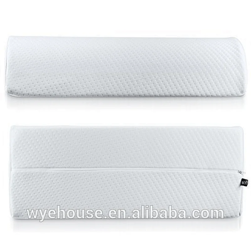 Back Pain Relief Half Moon Bolster or Foot Pillow in Providing Best Support for Sleeping on Side or Back