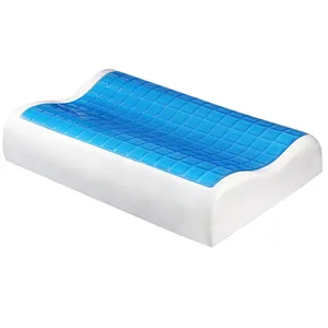 Hypoallergenic Anti Snoring Queen Shredded Memory Foam Cooling Gel Bed Pillow