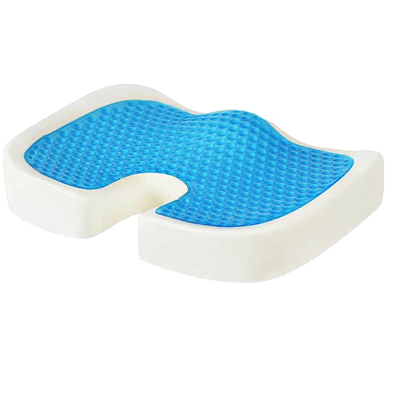 Coccyx Orthopedic Grey Memory Foam Gel Seat Cushion & Pillow