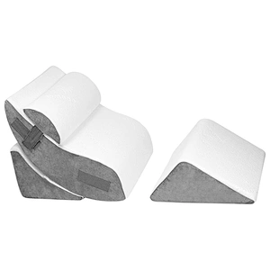 Post Surgery Memory Foam Pain Relief 4 pcs orthopedic bed wedge pillow set