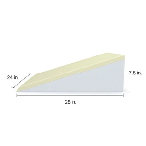 2020 Amazon Wedge Pillow Headboard Orthologics Large Bed Wedge Raised Pillow With Memory Foam Best Scoliosis Wedge Pillow