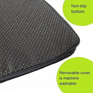 Ergonomic Foot Rest Pillow Under Desk, Premium Velvet Soft Foam Footrest for Desk Lumbar, Back, Knee Pain Foot Stool Rocker