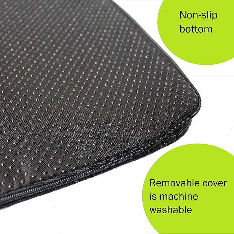 Ergonomic Foot Rest Pillow Under Desk, Premium Velvet Soft Foam Footrest for Desk Lumbar, Back, Knee Pain Foot Stool Rocker
