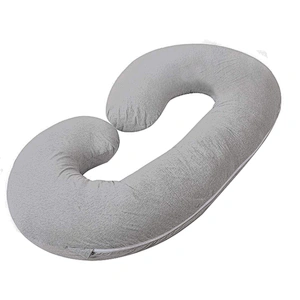 Coccyx Orthopedic Maternity & Nursing Support Cushion with Washable Cover---- Pregnancy Pillow C Shape
