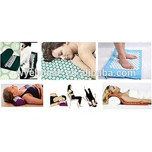 Acupressure Mat and Pillow Set for Back/Neck Pain Relief and Muscle Relaxation