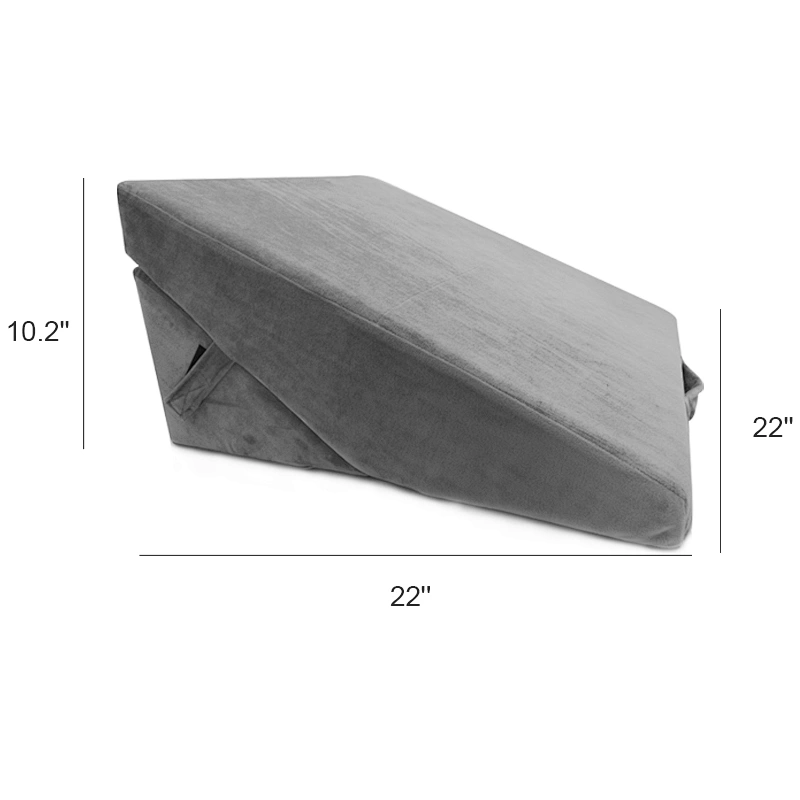 2020 Amazon Besting Selling Cot Wedge Pillow Memory Foam Triangle Sex Aid Wedge Pillow Reading Crib Wedge Pillow