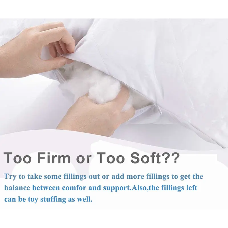 Custom Logo 100% Cotton Pregnancy Maternity Pillow, U shaped Full Body Pillow with Zipper Removable Cover