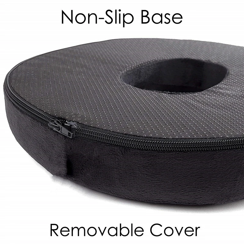 Donut Hemorrhoid Seat Cushion, Doughnut Cushion Pu Foam Ring Cushion Soft Pillow