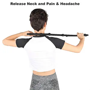 Massager Stick for Neck Back ,1Pcs Trigger Point Self Massage Stick Hook Muscle Relief Original Back Massager Tools