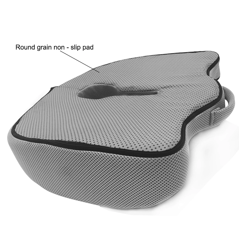 2020 new Wedge seat cushion and lumbar support memory foam car seat cushion ergonomic pillow