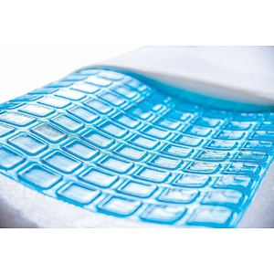 Quilted Cool Gel shredded memory foam pillow for sleeping, cervical pillows neck pain, neck support contoured orthopedic pillow
