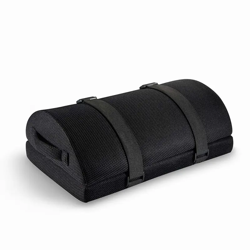 Adjustable Non-Slip Ergonomic Multifunctional Firm Memory Foam Half-Cylinde Foot Rest Cushion Pillow For Home and Office