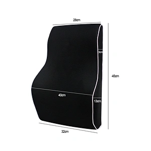 Best Choice Car Lumbar Cushion Mesh Eyelash Backrest Pillow Mini Split Installation Support Tool Desk Cushion