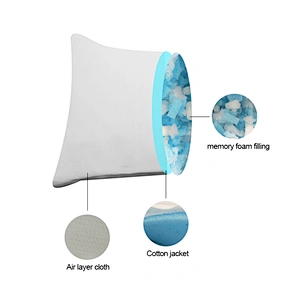 Wedge Shredded Memory Foam Filling Pillow Almohada Cervical Pillows Sleeping Bed Sleep Well  For Neck Support