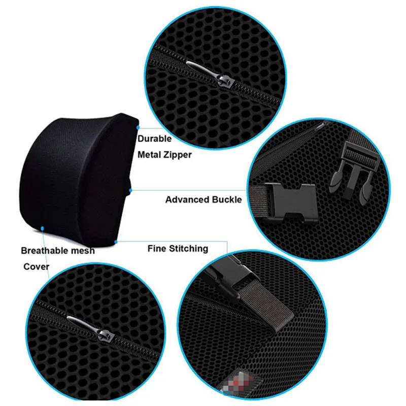 2020 New trend seat cushion memory foam and lumbar support pillow for office chair