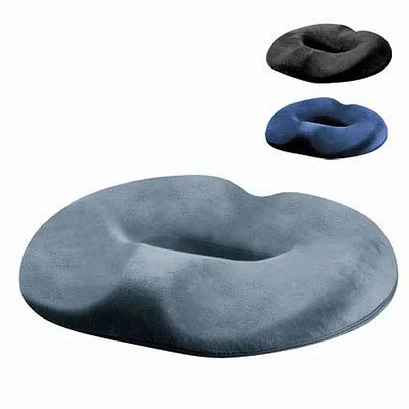 Factory  Rebound Comfort Doughnut Cushion Memory Foam Ring Cushion Soft Pillow 3d Printed Donut Plush Chair Seat Cushion