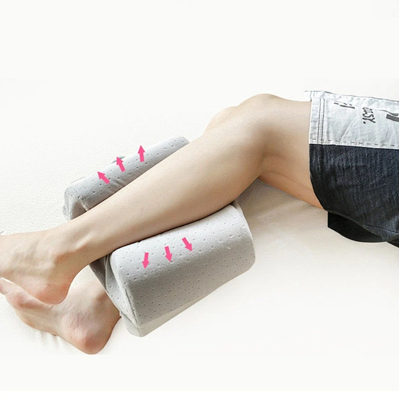 Wholesale high quality memory foam elevation orthopedic pain relief foot legs knee rest wedge pillow for side sleepers