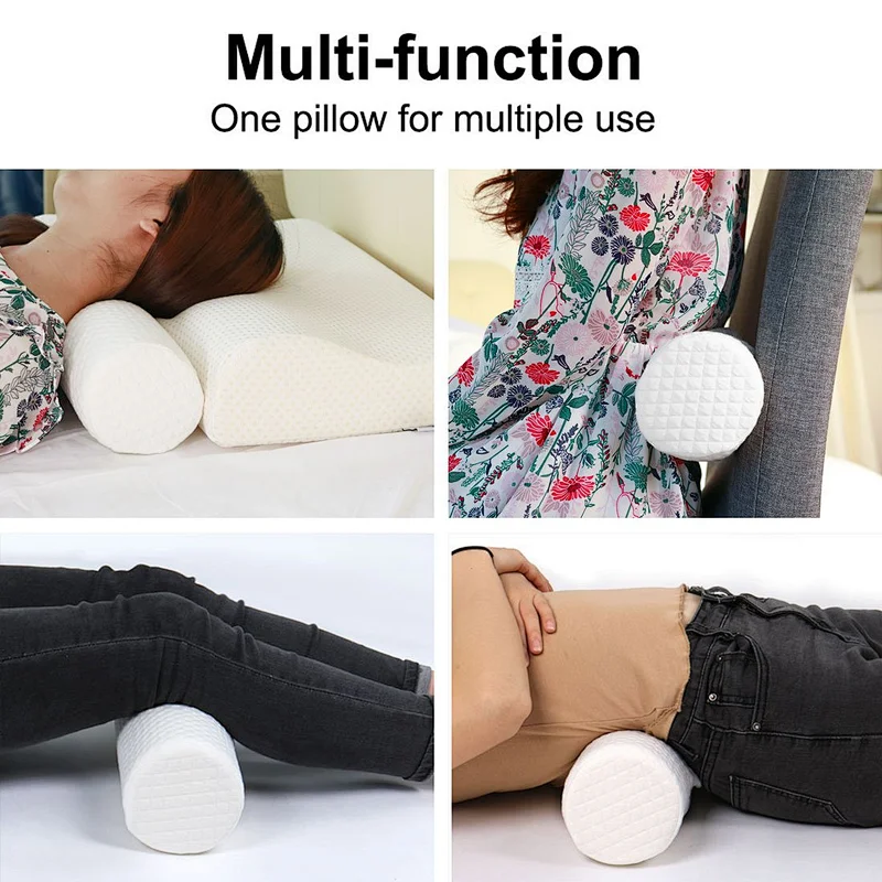 Round Neck Pain Relief Pillow for Sleeping Side Back Stomach Sleeper, Car or Office Chair Sofa, support Pillow