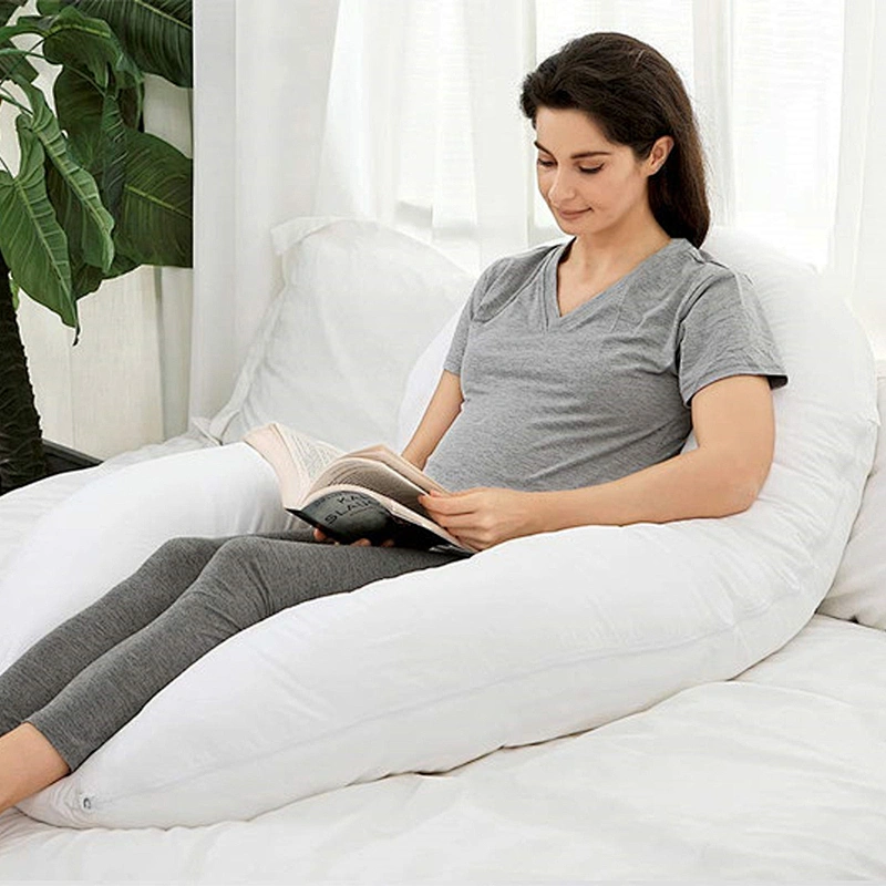 C Shape Full Body Pregnancy Pillow Long Shape Nursing Cozy Bump For Maternity With Pvc Bag