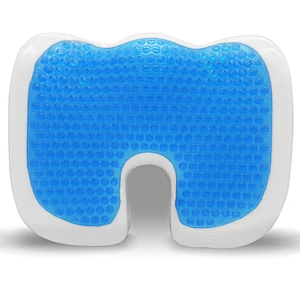 Hot Seat Cushion Orthopedic Gel Bamboo Memory Foam Coccyx Massage Car For Large Floor Seating Cushions Sofa