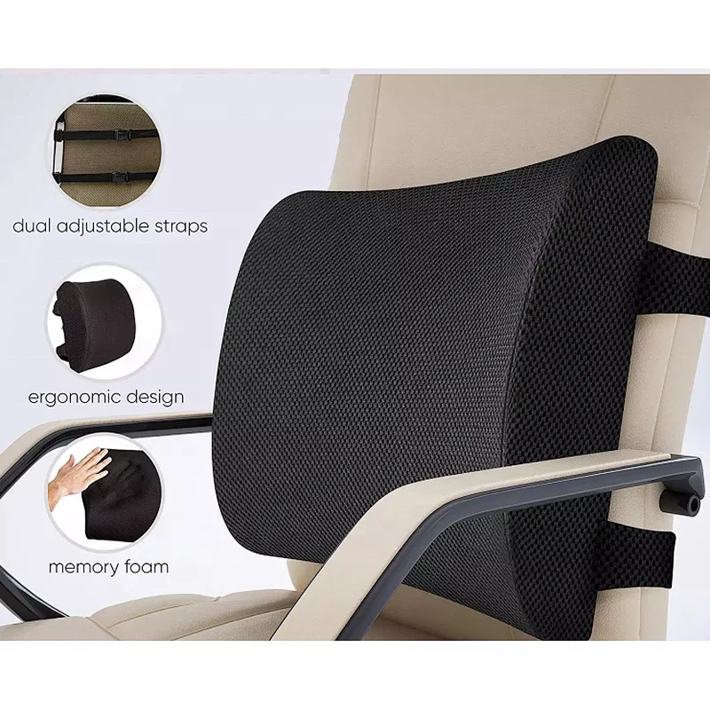 Best Selling Lumbar Support Memory Foam Lower Back Pain Pillow for Body Relax
