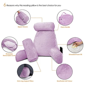 Reading Relax Pillow for Bed Rest Arm Back Lumbar & Head Support
