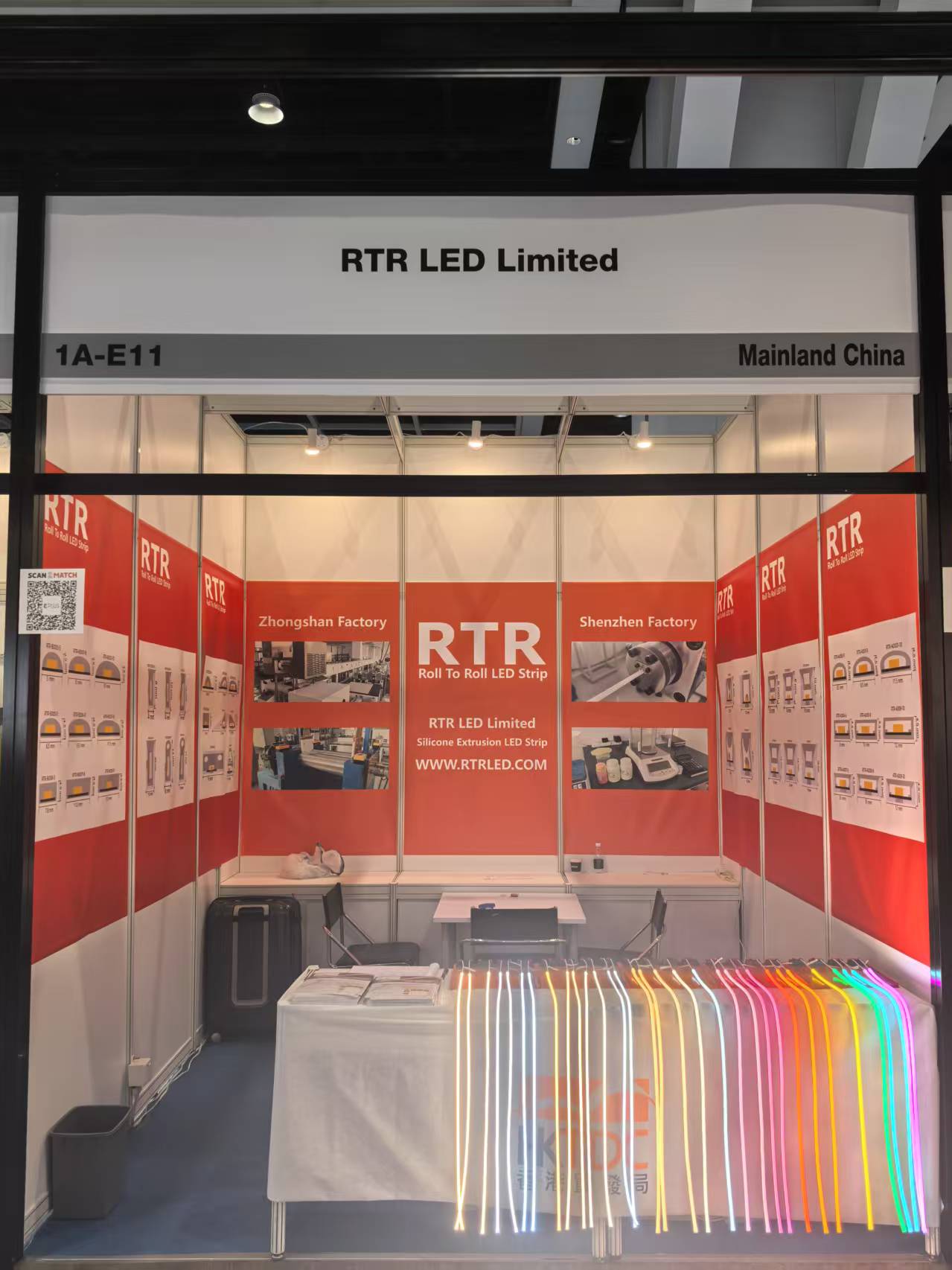 RTR LED limited showing in Hongkong international lighting fair Spring 2025
