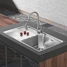 stainless kitchen sink