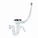 White Drainer 114mm