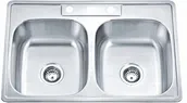topmount single sink