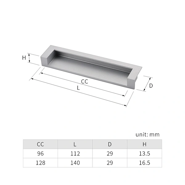 modern metal cabinet handles