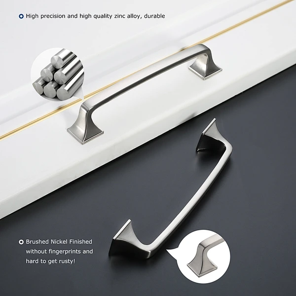 wooden zinc alloy cabinet handle