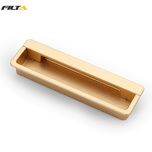 recessed drawer handle
