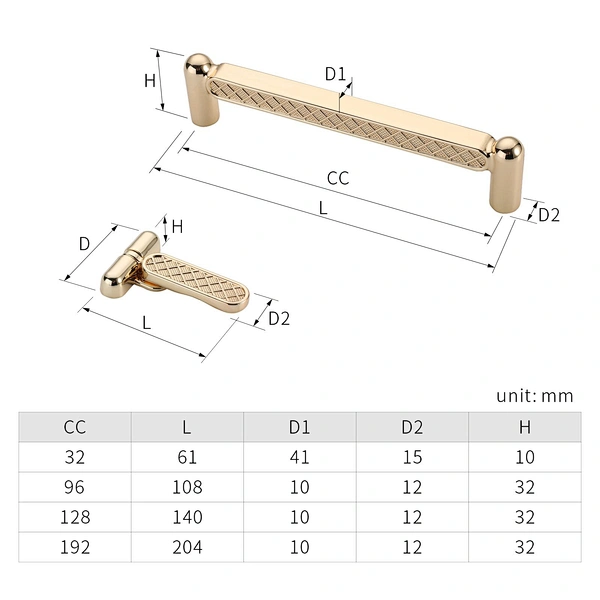 elegant zinc alloy pull cabinet handle