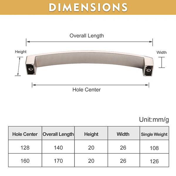 zinc drawer pull handle
