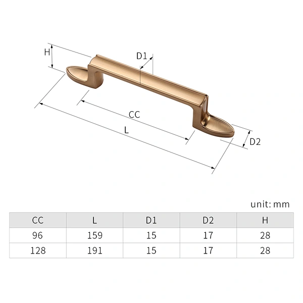 handle pulls brass