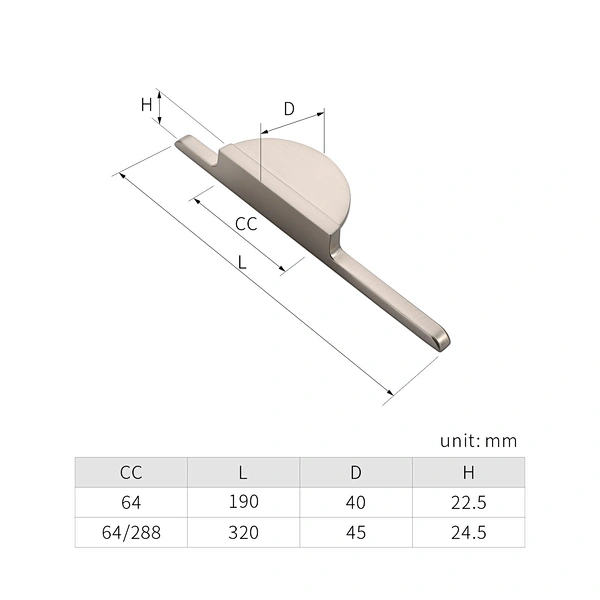zinc alloy cabinet handle