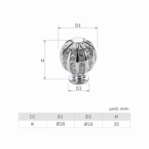 zinc alloy knob handle