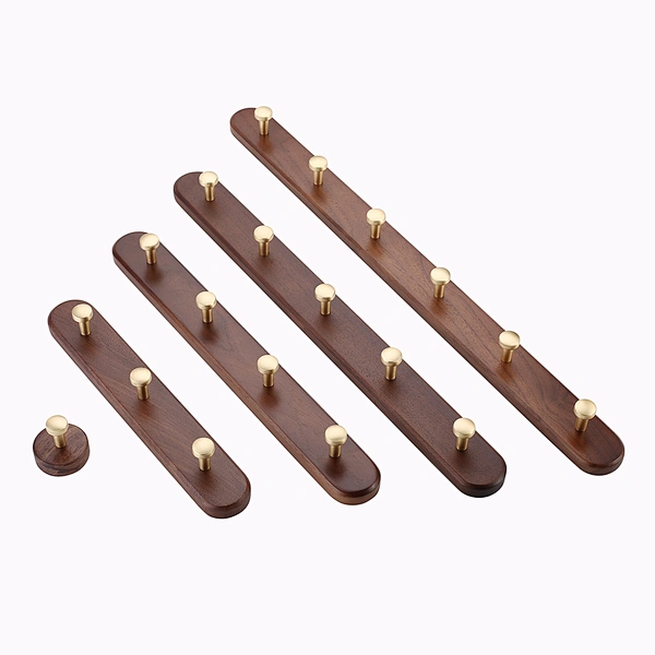 wooden coat hooks rack