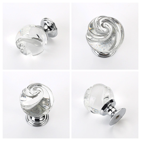 crystal clear faceted glass