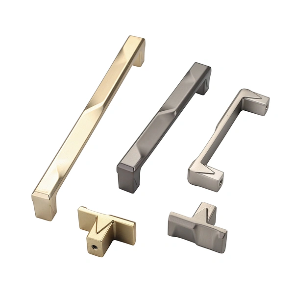 satin nickel brushed handles