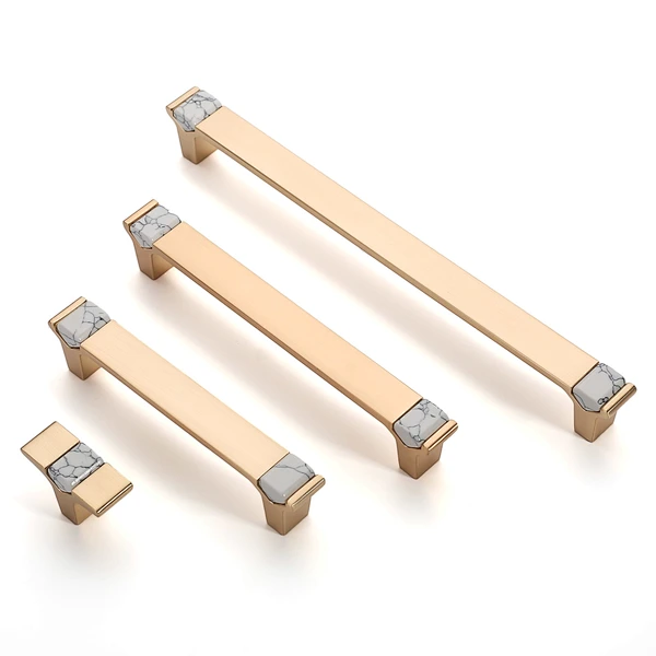 modern zinc alloy kitchen cabinet handles