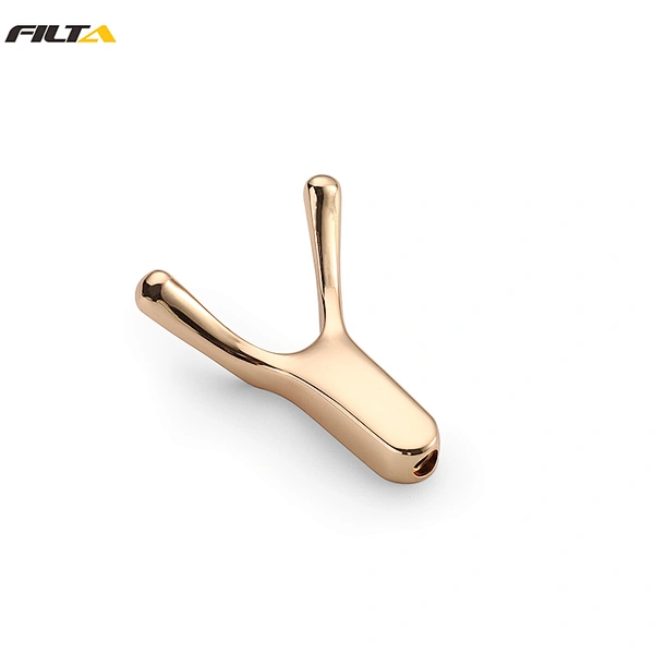 brushed brass hook